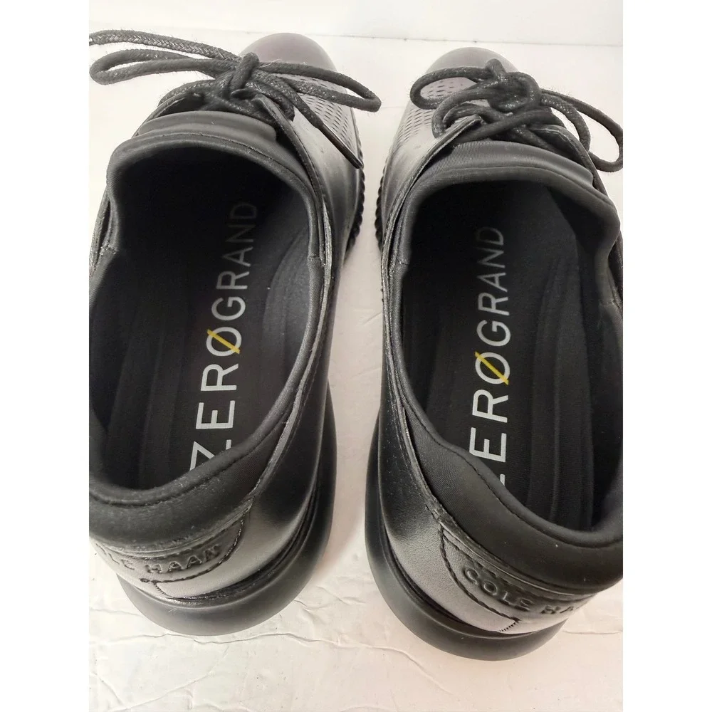 Cole Haan Zerogrand Wing Oxford Mens 10W Black Leather Shoes C23832